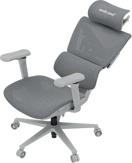 AndaSeat X-Air Pro Premium Mesh Gaming Chair in Ash Grey