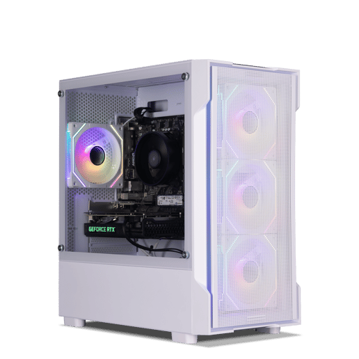 Horizon Ryzen 5 RTX 3050 Pre-built Gaming PC in White