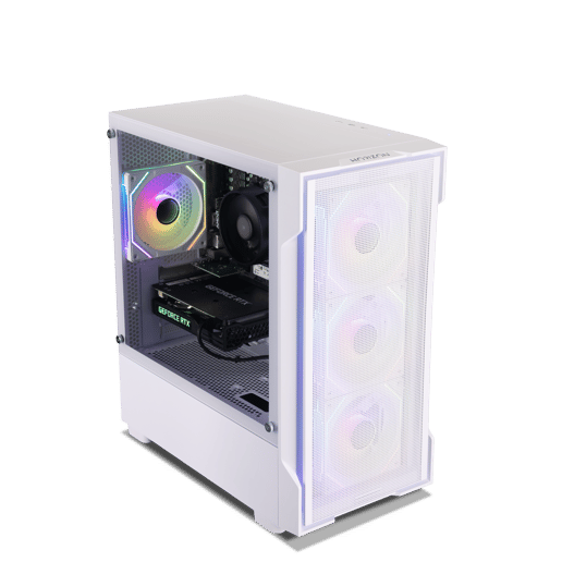 Horizon Ryzen 5 RTX 3050 Pre-built Gaming PC in White