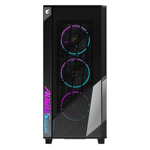 Gigabyte AORUS C500 GLASS Mid Tower Gaming Case - Black 