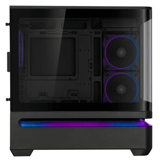 ASUS Prime AP202 ARGB Mid Tower Gaming Case - Black 