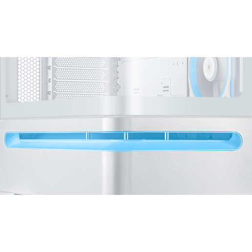 ASUS Prime AP202 ARGB Mid Tower Gaming Case - White 