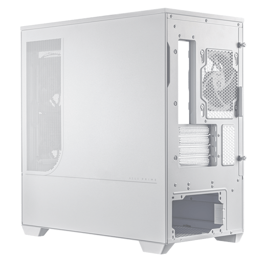ASUS Prime AP202 ARGB Mid Tower Gaming Case - White 