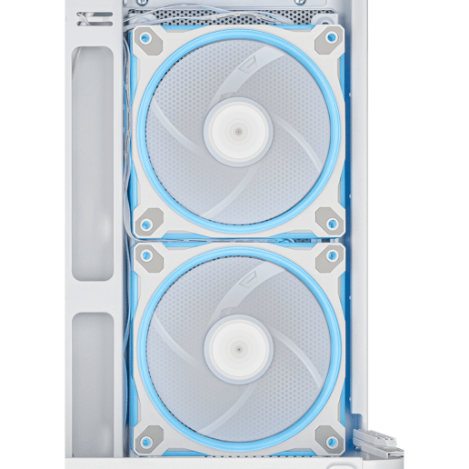 ASUS Prime AP202 ARGB Mid Tower Gaming Case - White 