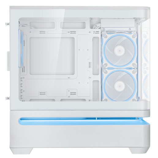 ASUS Prime AP202 ARGB Mid Tower Gaming Case - White 