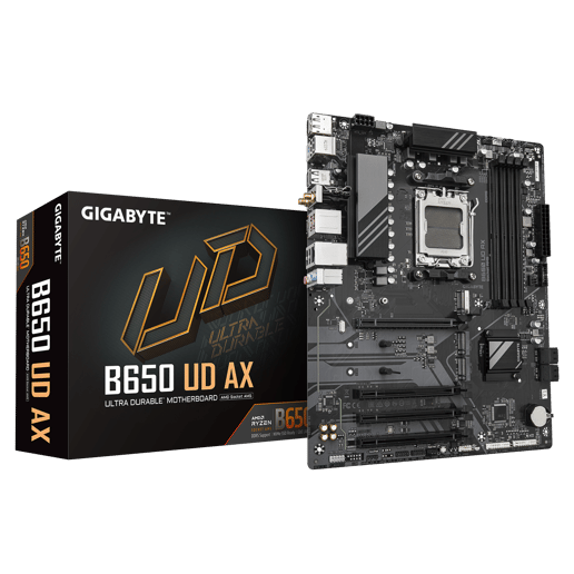 Gigabyte B650 UD AX ATX Motherboard for AMD AM5 CPUs
