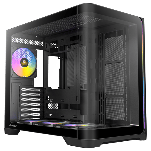 Antec C5 Curve ARGB Mid Tower Gaming Case - Black 