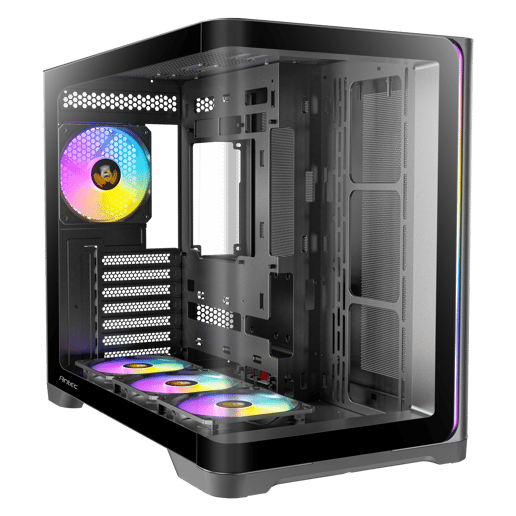 Antec C5 Curve ARGB Mid Tower Gaming Case - Black 