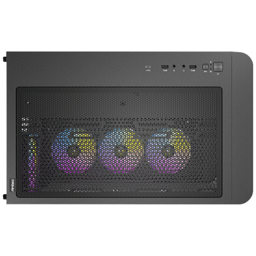 Antec C5 Curve ARGB Mid Tower Gaming Case - Black 