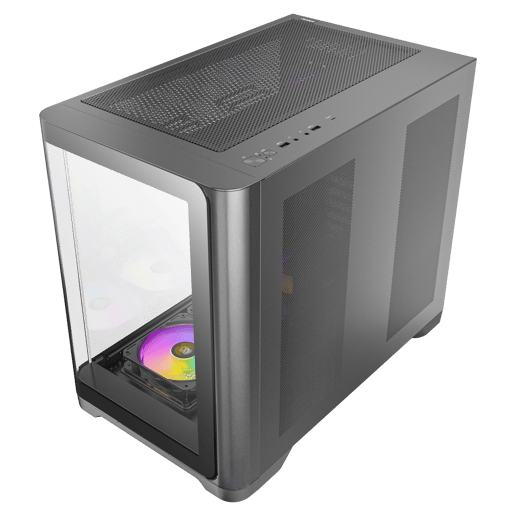 Antec C5 Curve ARGB Mid Tower Gaming Case - Black 