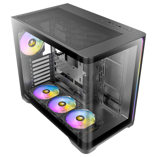 Antec C5 Curve ARGB Mid Tower Gaming Case - Black 