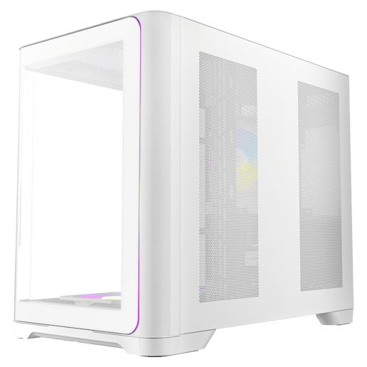 Antec C5 Curve ARGB Mid Tower Gaming Case - White 