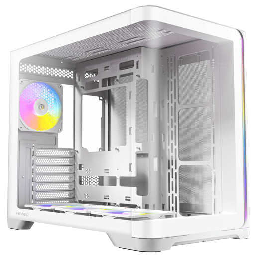 Antec C5 Curve ARGB Mid Tower Gaming Case - White 
