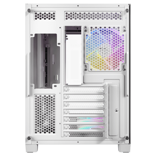 Antec C5 Curve ARGB Mid Tower Gaming Case - White 