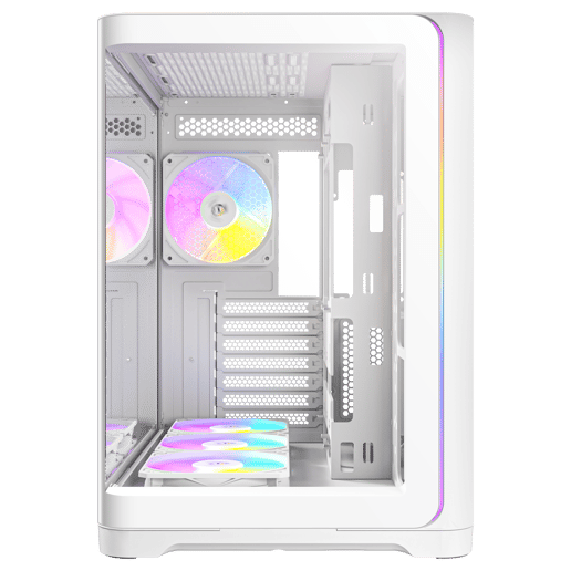 Antec C5 Curve ARGB Mid Tower Gaming Case - White 