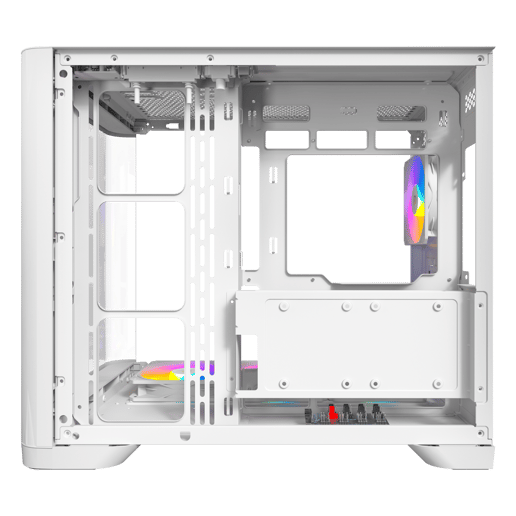 Antec C5 Curve ARGB Mid Tower Gaming Case - White 