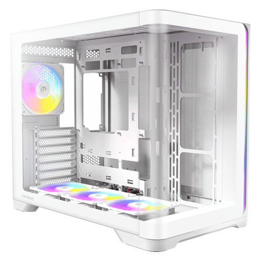 Antec C5 Curve ARGB Mid Tower Gaming Case - White 