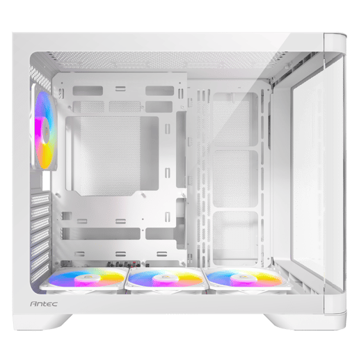 Antec C5 Curve ARGB Mid Tower Gaming Case - White 