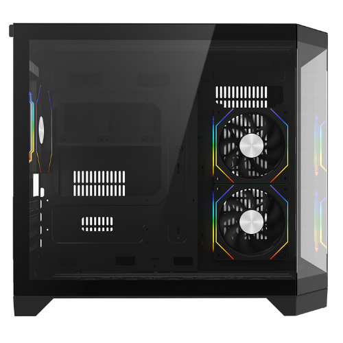 CiT Mars Mid Tower Gaming Case - Black 