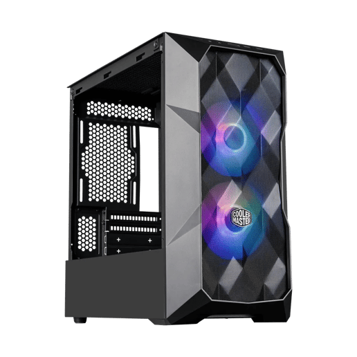 Cooler Master MasterBox TD300 Mesh Mid Tower Case - Black 