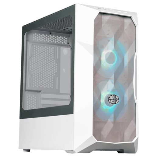 Cooler Master MasterBox TD300 Mesh Mid Tower Case - White 