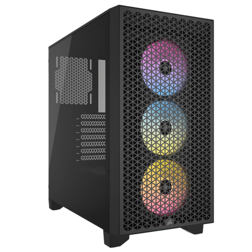 Corsair 3000D RGB AIRFLOW Mid Tower Gaming Case - Black 