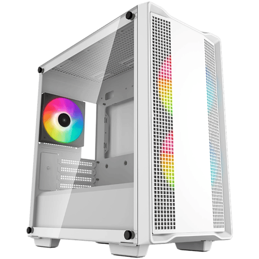 DeepCool CC360 WH ARGB Mid Tower Gaming Case - White 