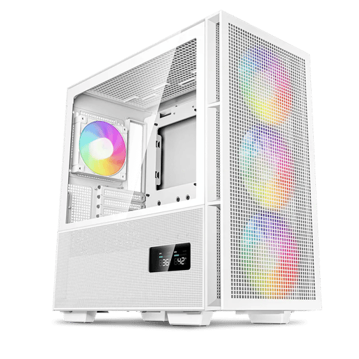 DeepCool CH560 DIGITAL WH Mid Tower Case - White 