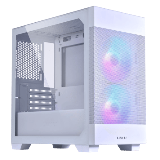 Lian Li LANCOOL 205M Mesh Mid Tower Gaming Case - White 