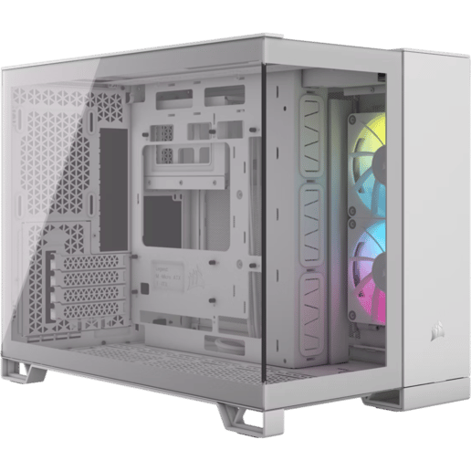 Corsair iCUE LINK 2500X RGB Mid Tower Gaming Case - White 