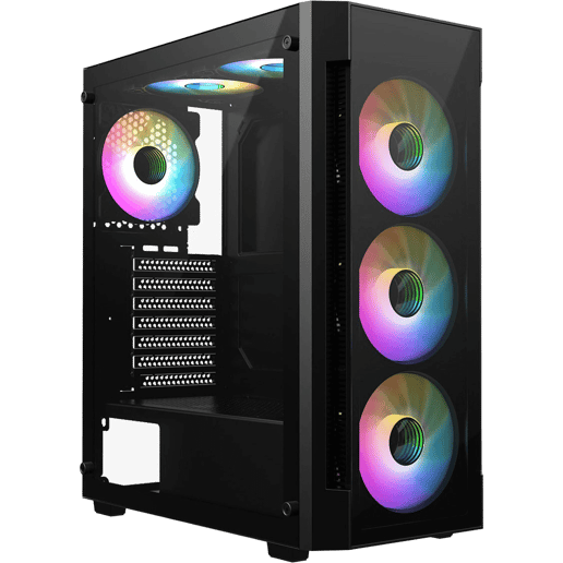 CiT Destroyer Mid Tower Gaming Case - Black 
