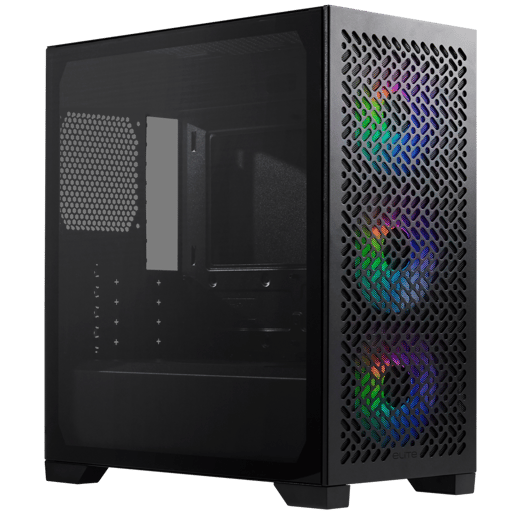 Cooler Master Elite 302 Mid Tower Case - Black 