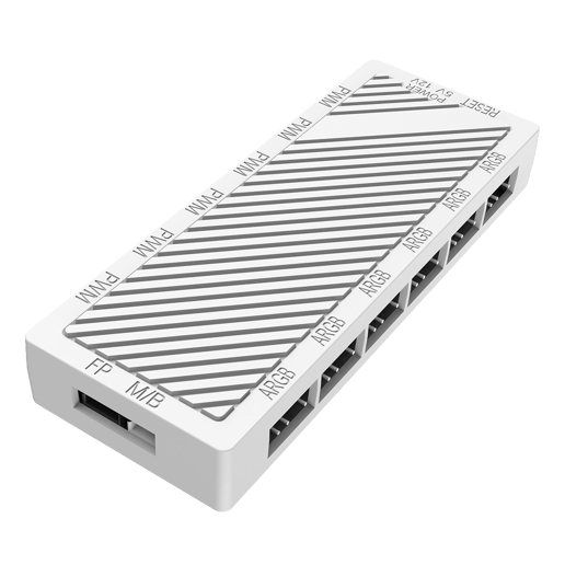 CiT DS240 Micro Tower Gaming Case - White 