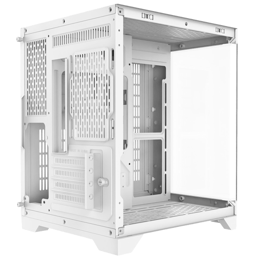 CiT DS240 Micro Tower Gaming Case - White 
