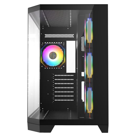 CiT DS360 Mid Tower Gaming Case - Black 
