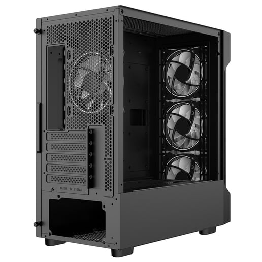 CiT CSCITTORNADOMESHBLK Micro Tower Gaming Case - Black 