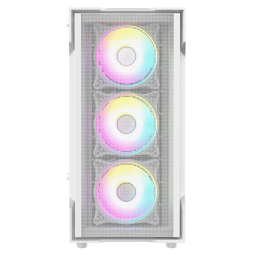 CiT CIT-TORNADOMSH-WHT Micro Tower Gaming Case - White 