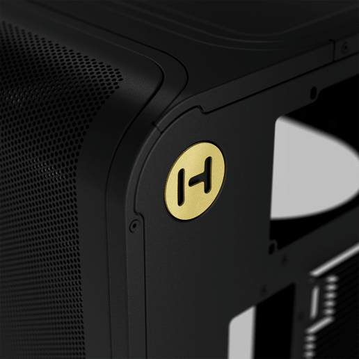 HYTE X50 Pitch Black Mid Tower Gaming Case - Black 