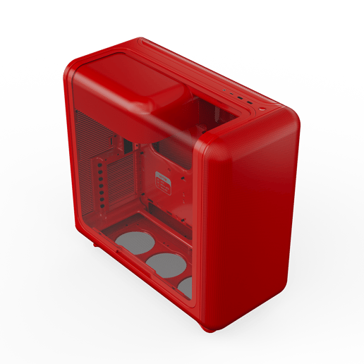 HYTE X50 Wild Cherry Mid Tower Gaming Case - Cherry 
