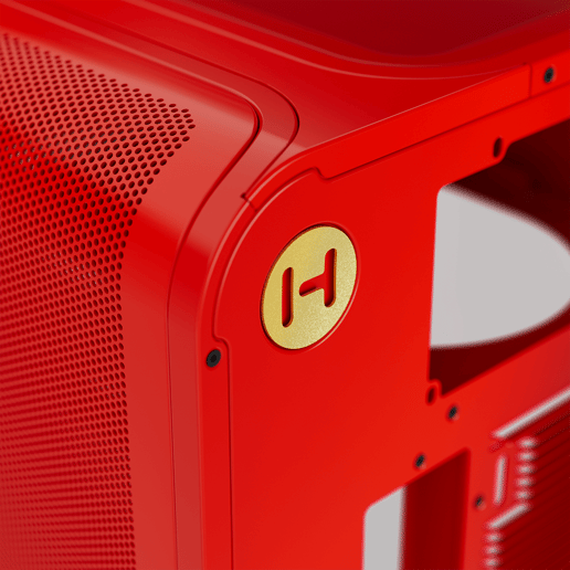 HYTE X50 Wild Cherry Mid Tower Gaming Case - Cherry 