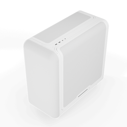 HYTE X50 Air Snow White Mid Tower Gaming Case - White 