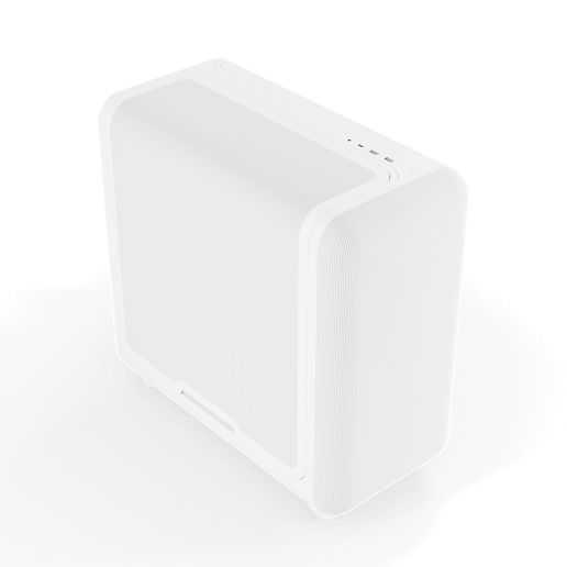 HYTE X50 Air Snow White Mid Tower Gaming Case - White 