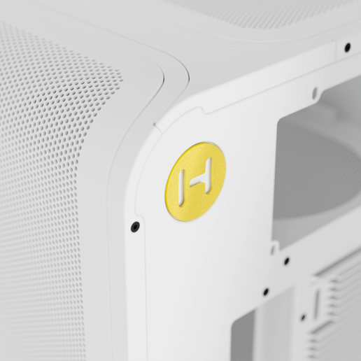 HYTE X50 Air Snow White Mid Tower Gaming Case - White 