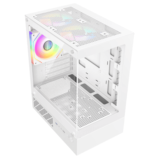 CiT CELCIUS EWT Micro Tower Gaming Case - White 