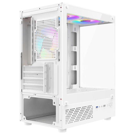 CiT CELCIUS EWT Micro Tower Gaming Case - White 