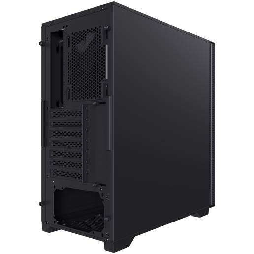 Powercool Silent Mid Tower Case - Black 