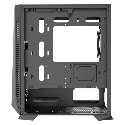 CiT Volt Micro Tower Gaming Case - Black 