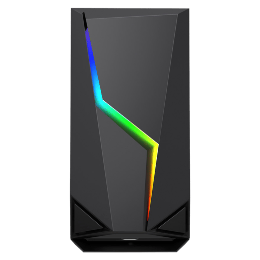 CiT Volt Micro Tower Gaming Case - Black 