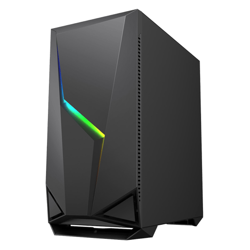 CiT Volt Micro Tower Gaming Case - Black 