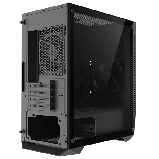 CiT Volt Micro Tower Gaming Case - Black 